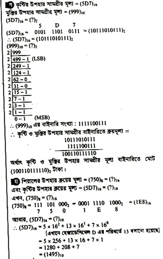 আইসিটি ৩য় অধ্যায় সৃজনশীল বোর্ড প্রশ্নোত্তর