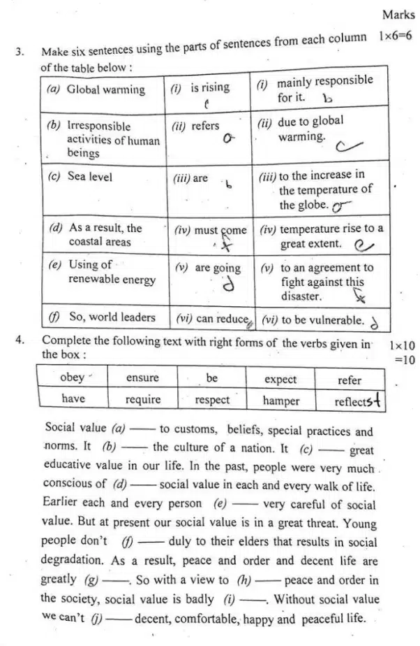 SSC English 2nd paper question 2024